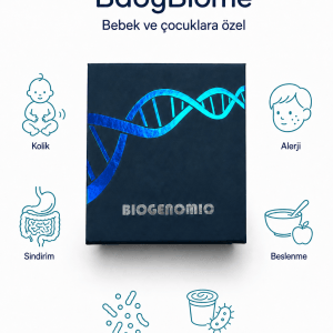 BabyBiome çocuk mikrobiyota testi kiti